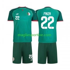 Completo Calcio Algeria Ibrahim Maza 22 Bambino Divisa Trasferta 2026